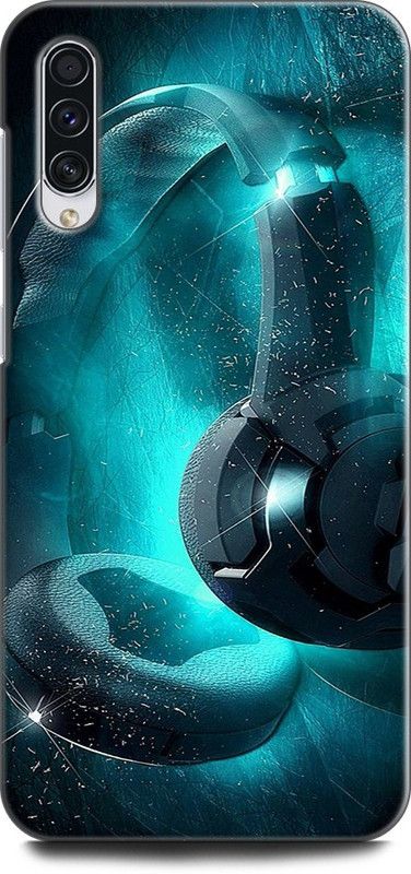 Afterglow Back Cover for Mi A3  (Black, Green, Shock Proof, Pack of: 1)