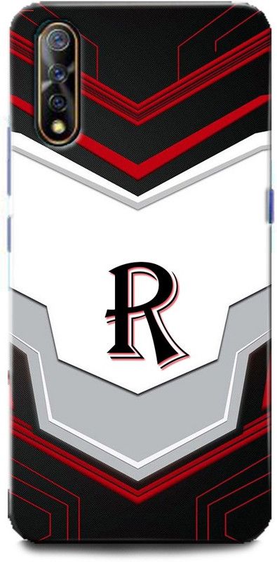 Afterglow Back Cover for Vivo S1 R, R LETTER, R NAME, R ALPHABET, ALPHABET  (Multicolor, Shock Proof, Pack of: 1)