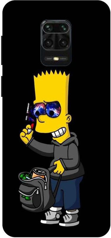 THESTONEWELL Back Cover for Redmi Note9pro bart simpson life love printed slim hard mobile back case and cover  (Multicolor, Shock Proof, Pack of: 1)