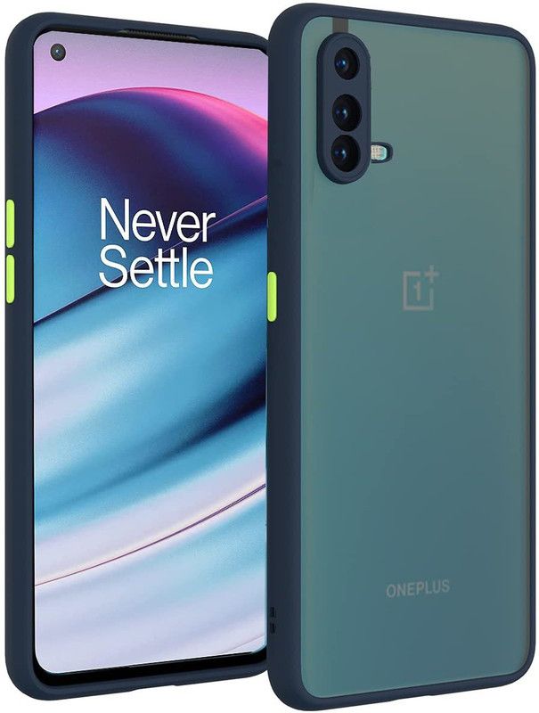FlareHUB Back Cover for OnePlus Nord CE 5G  (Blue, Grip Case, Pack of: 1)