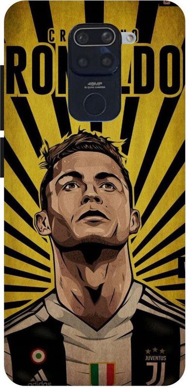PICHKU Back Cover for REDMI NOTE 9-M2003J15SC-CRISTIANO,RONALDO,FOOTBALL,PLAYER,SPORTS,CR7,JERSEY,CUP,07  (Yellow, Hard Case, Pack of: 1)