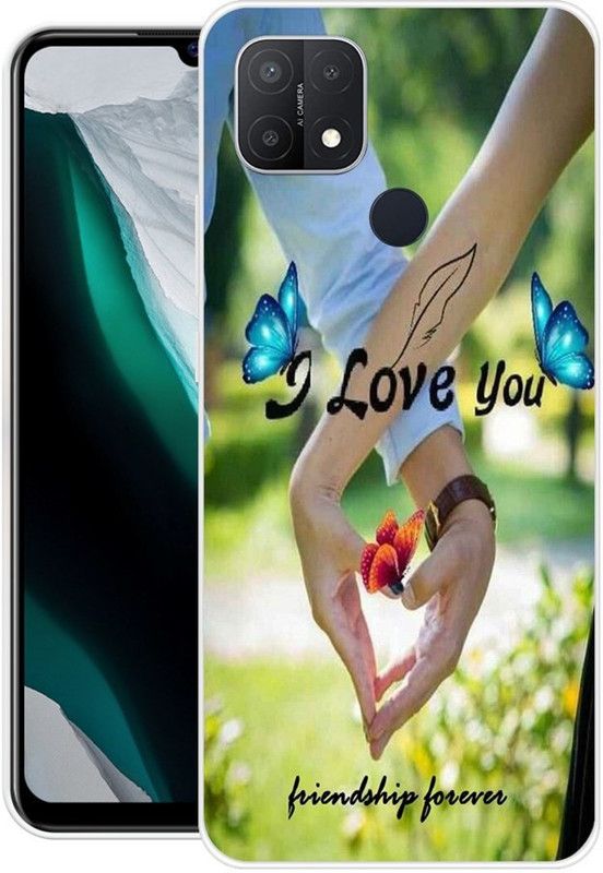 Krtagy Back Cover for Oppo A15, Oppo A15s  (Multicolor, Dual Protection, Silicon, Pack of: 1)