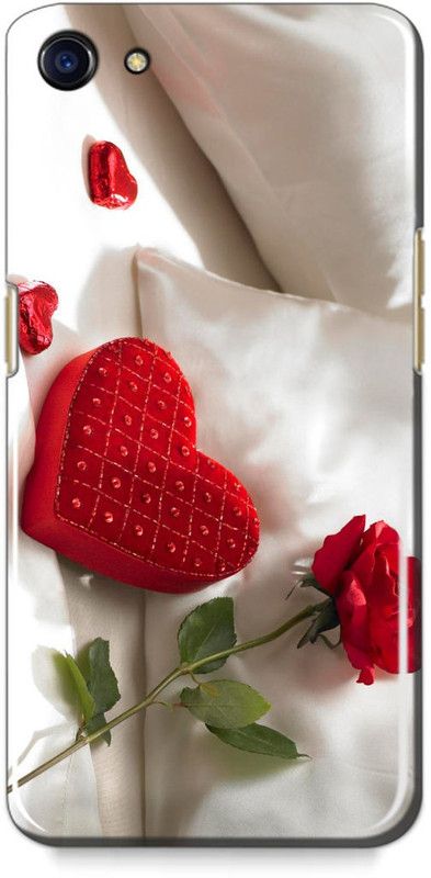 exclusive Back Cover for Oppo A71  (White, Red, Grip Case)