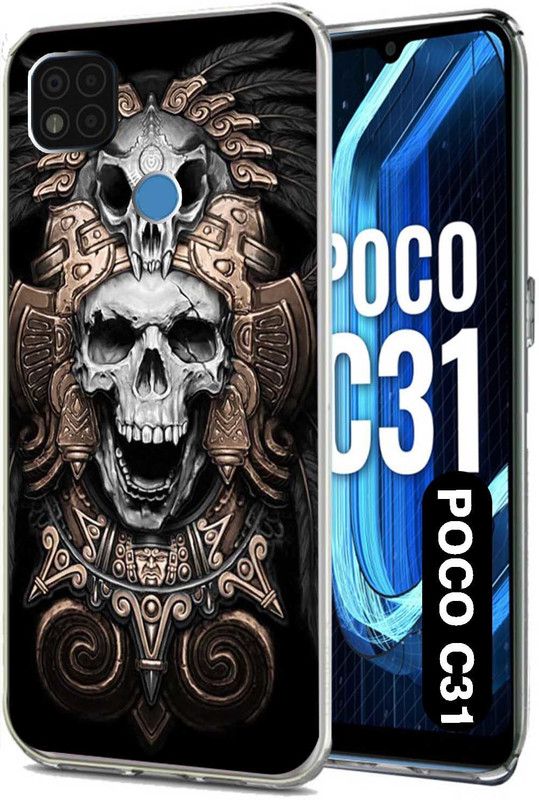 Flipkart SmartBuy Back Cover for poco c31  (Multicolor, Dual Protection, Silicon, Pack of: 1)