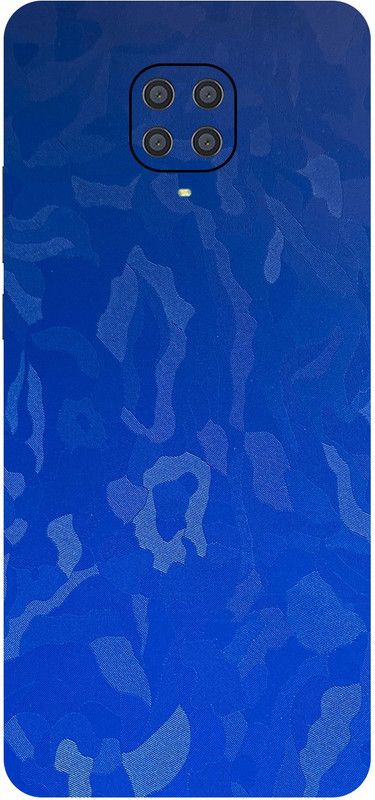 Scratchgard Xiaomi Redmi Note 9 Pro (Back + Side +Camera) Mobile Skin  (Camo Blue)