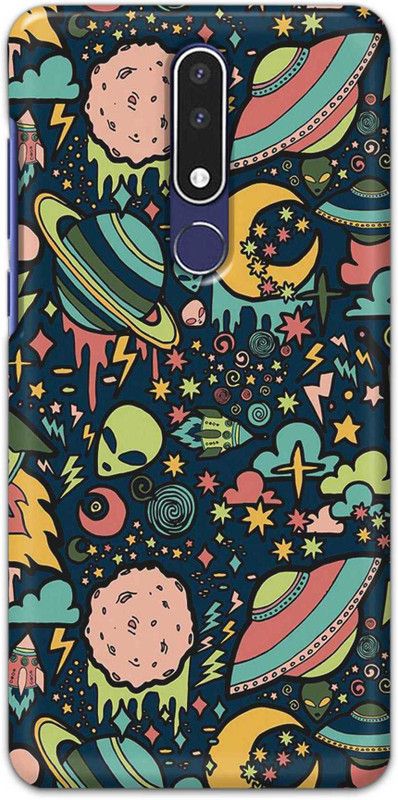 Tweakymod Back Cover for NOKIA 3.1 PLUS  (Multicolor, 3D Case, Pack of: 1)