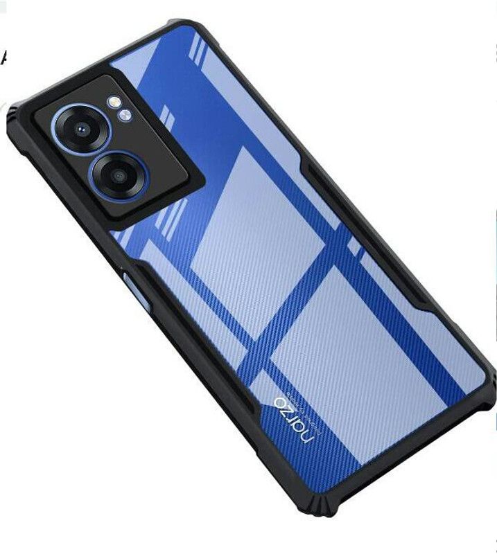 LVX Back Cover for Narzo 50 5G  (Black)