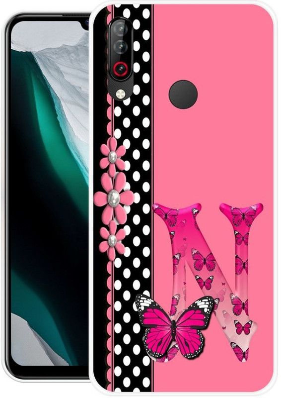 PRINTGARD Back Cover for LG W30  (Multicolor, Grip Case, Silicon, Pack of: 1)