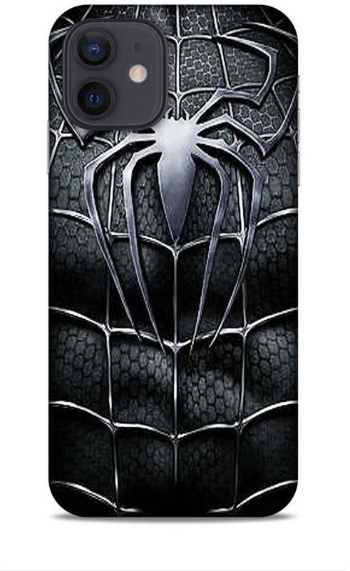 Coverland Back Cover for Apple iPhone 12  (Black, Silver)