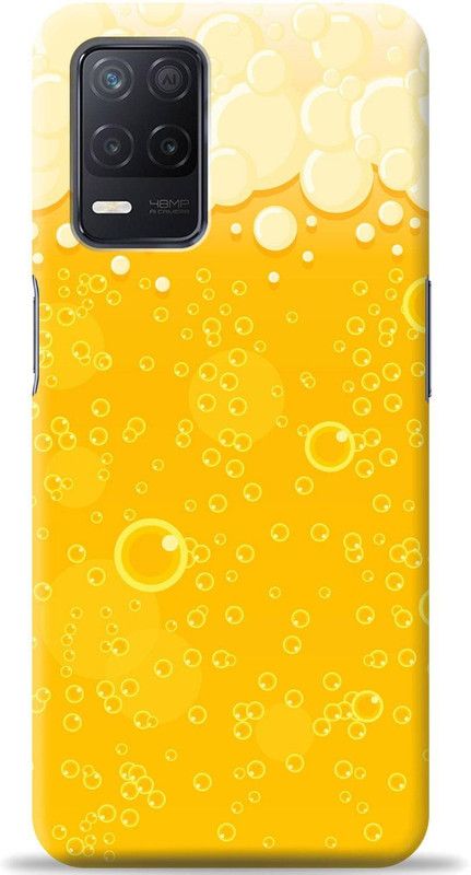 Loffar Back Cover for Realme 8s 5G  (Gold, Shock Proof, Pack of: 1)
