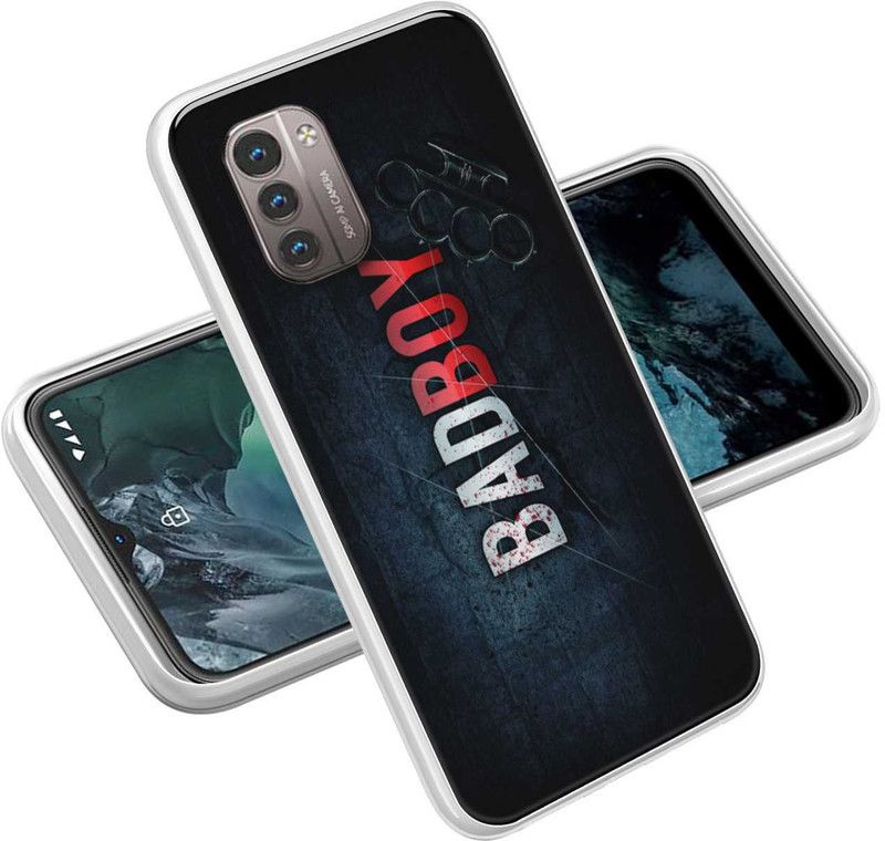 eBoggy Back Cover for Nokia G21  (Blue, Silicon, Pack of: 1)