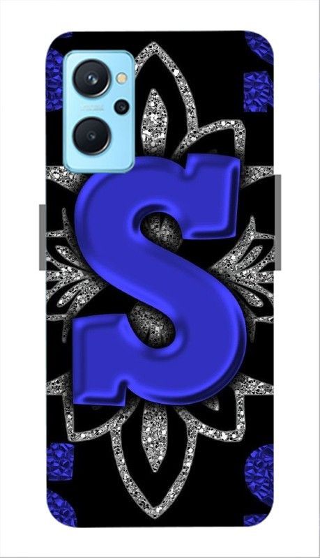 LUCKY MOBI.COM Back Cover for Realme 9i  (Blue, Black, Dual Protection)