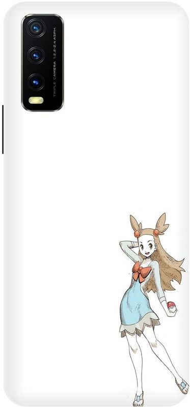 Bluvver Back Cover for Vivo Y12s  (White, Hard Case, Pack of: 1)