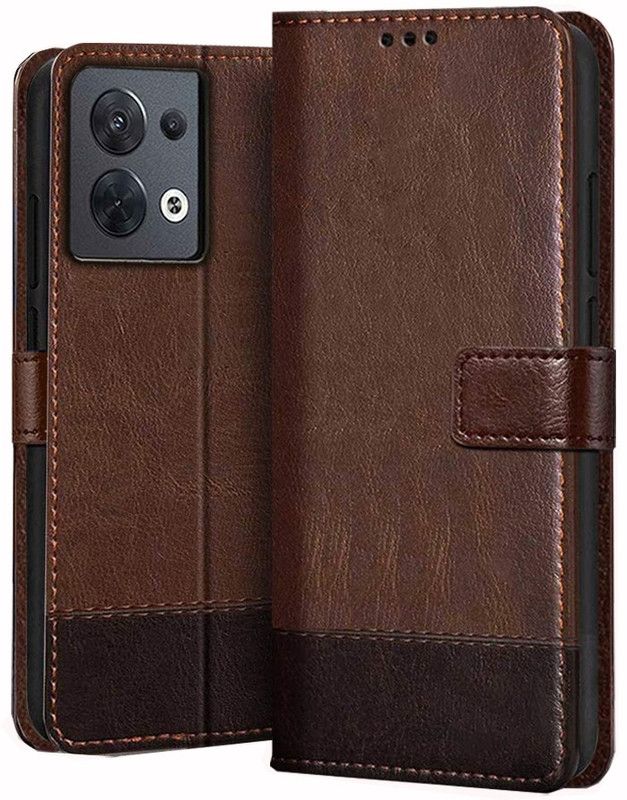 DiBOX Back Cover for Oppo Reno 8 5G  (Brown)