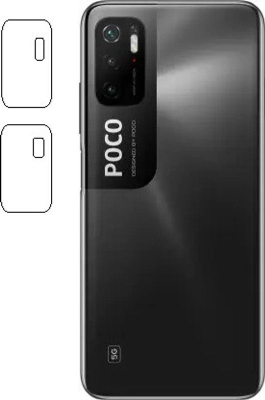 ZUKON Back Camera Lens Glass Protector for POCO M3 PRO  (Pack of: 2)