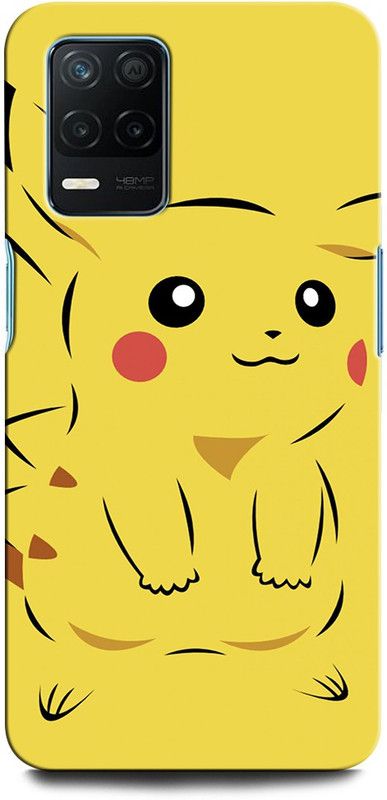 ORBIQE Back Cover for Realme Narzo 30 5G PIKACHU, POKEMON, GAME, CARTOON  (Multicolor, Hard Case, Pack of: 1)
