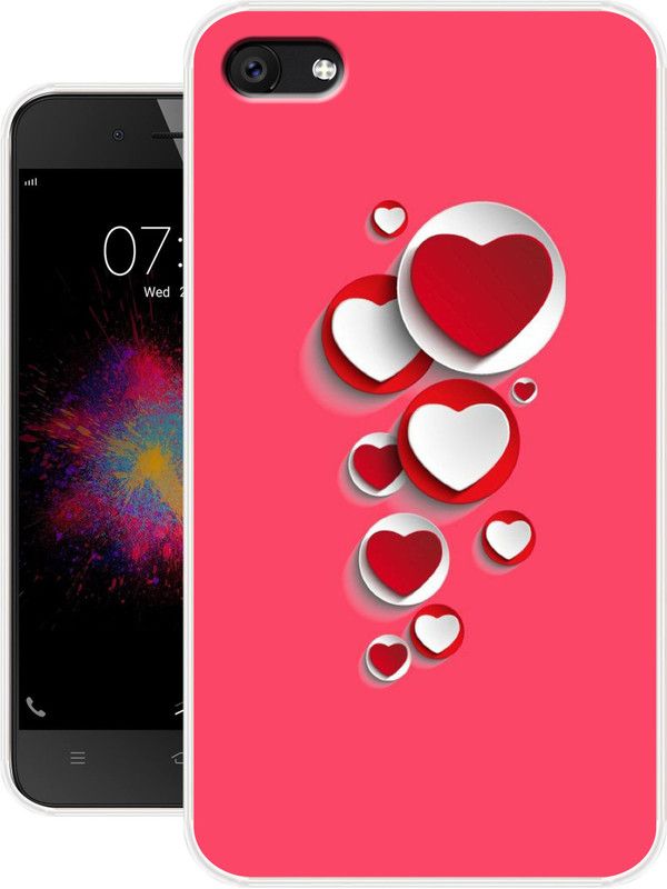 Discount Master Back Cover for VIVO Y55s  (Multicolor, Dual Protection, Silicon, Pack of: 1)