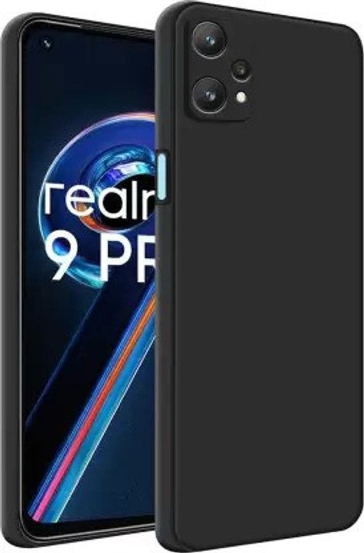 NIKICOVER Back Cover for Realme 9 Pro 5G  (Black, Grip Case, Pack of: 1)