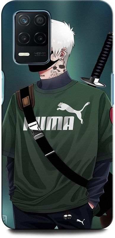 ORBIQE Back Cover for Realme Narzo 30 5G KAKASHI, ANIME BOY, ATTITUDE, ALONE BOY  (Multicolor, Hard Case, Pack of: 1)