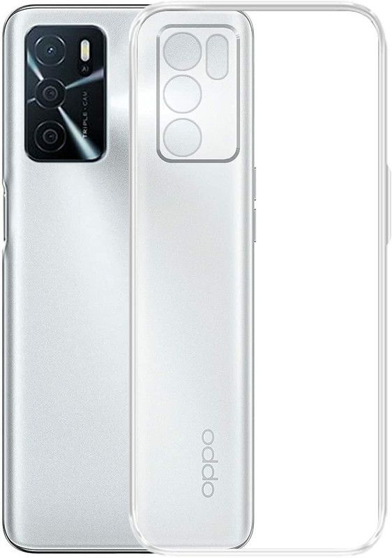 Gemesha Back Cover for OPPO A16  (Transparent, Camera Bump Protector, Silicon)