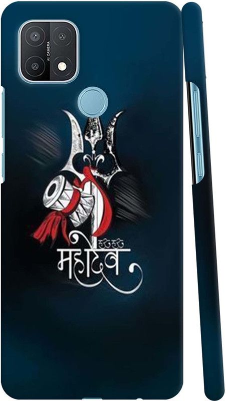 GS PANDA COLLECTIONS Back Cover for OPPO A15  (Blue, Pack of: 1)