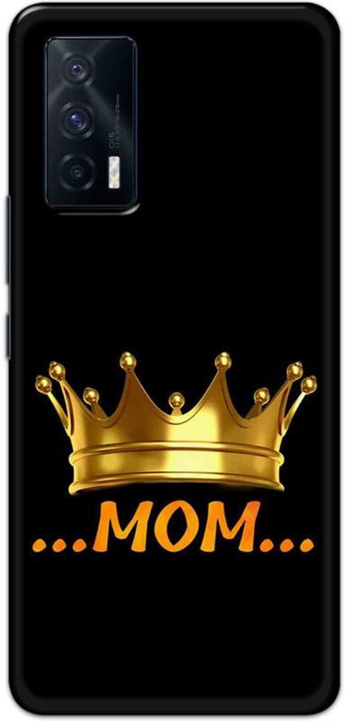 NDCOM Back Cover for iQOO 7 5G Mom With Crown Printed  (Multicolor, Hard Case, Pack of: 1)