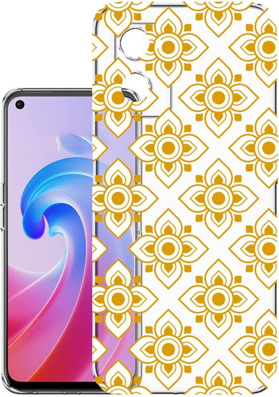 HANIRY Back Cover for Oppo A76 / CPH2375 mobile back cover | PATTERN | Designer | PNG_57  (Multicolor, Flexible, Silicon, Pack of: 1)