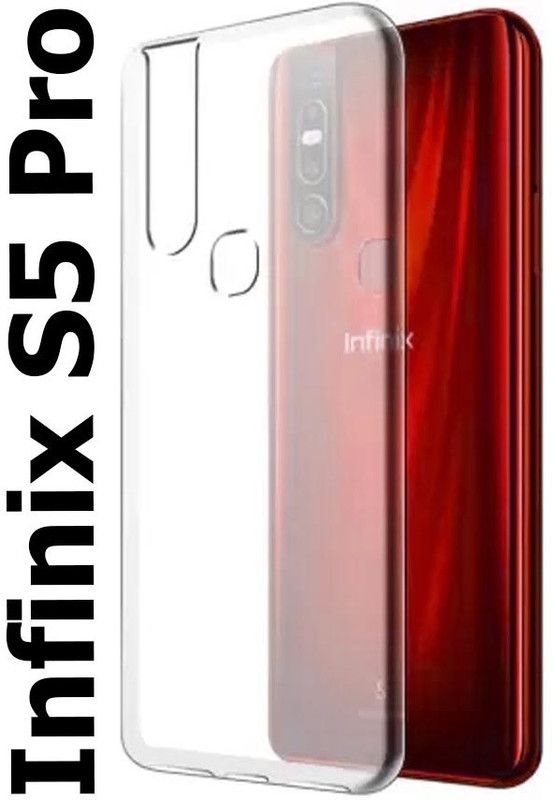 stroxy Back Cover for Infinix S5 Pro  (Transparent, Dual Protection, Silicon, Pack of: 1)