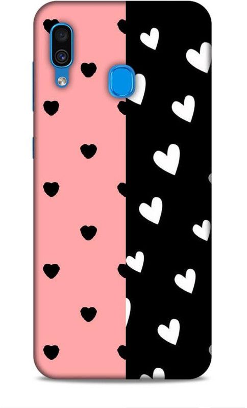 Printabulous Back Cover for Samsung Galaxy A30  (Pink, Black, Waterproof)