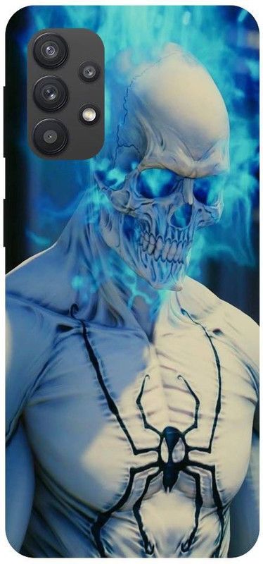 Wall Art Back Cover for SAMSUNG GALAXY M32 (5G) Skull, Mask, Joker Printed  (Multicolor, Dual Protection, Pack of: 1)