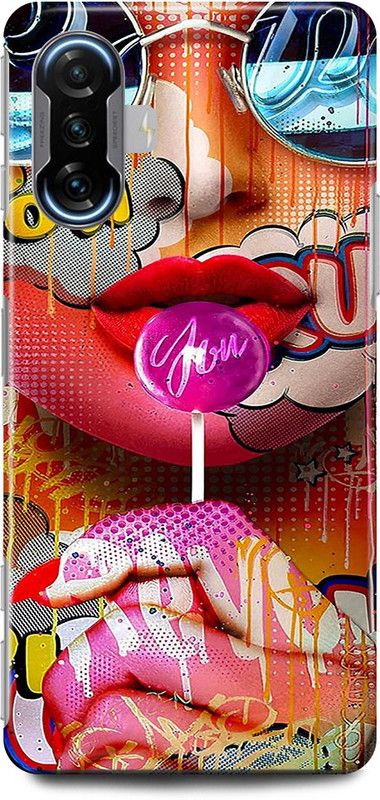 play fast Back Cover for POCO F3 GT POP, ART, LOLI, POP, GIRL, CUTE, GIRL, LOVE  (Multicolor, Hard Case, Pack of: 1)