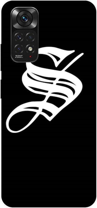THE NARAYANA COLLECTIONS Back Cover for REDMI NOTE 11-S,STYLISH,NAME,LATTER,ALPHABET,LOVE  (Multicolor, Hard Case, Pack of: 1)