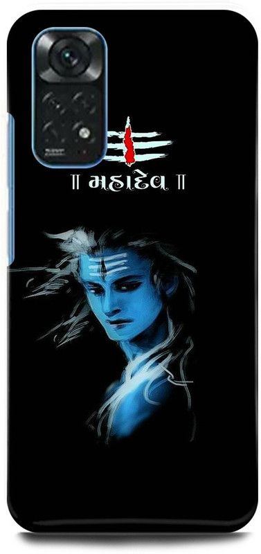 play fast Back Cover for Redmi Note 11S SHIV, JI, SHIVA, MAHAKAL, MAHADEV  (Blue, Hard Case, Pack of: 1)