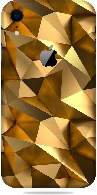 gizmo Apple iPhone XR, Golden Poly Mobile Skin  (Multicolor Skin Wrap With Premium Matte Finish)