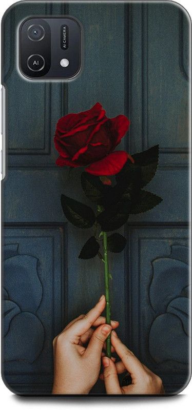 INDICRAFT Back Cover for OPPO A16e, CPH2421 BOUQUET, ROSES, FLOWERS, RED ROSE  (Multicolor, Shock Proof, Pack of: 1)