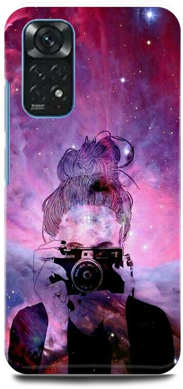 play fast Back Cover for POCO M4 Pro CUTE, LOVELY, GIRL, SELFIE, GIRL  (Purple, Hard Case, Pack of: 1)