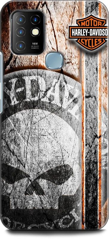 WallCraft Back Cover for Infinix Hot 10 BIKE, BIKE LOVER, SUPERBIKE, RACER, HARLEY DAVIDSON  (Multicolor, Dual Protection, Pack of: 1)