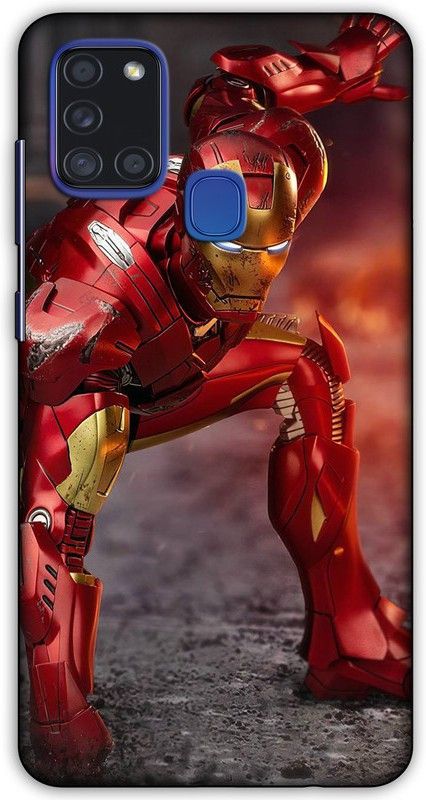artocus Back Cover for Samsung Galaxy A21s, Samsung Galaxy A21s Iron man Printed Back Cover  (Multicolor, Hard Case)
