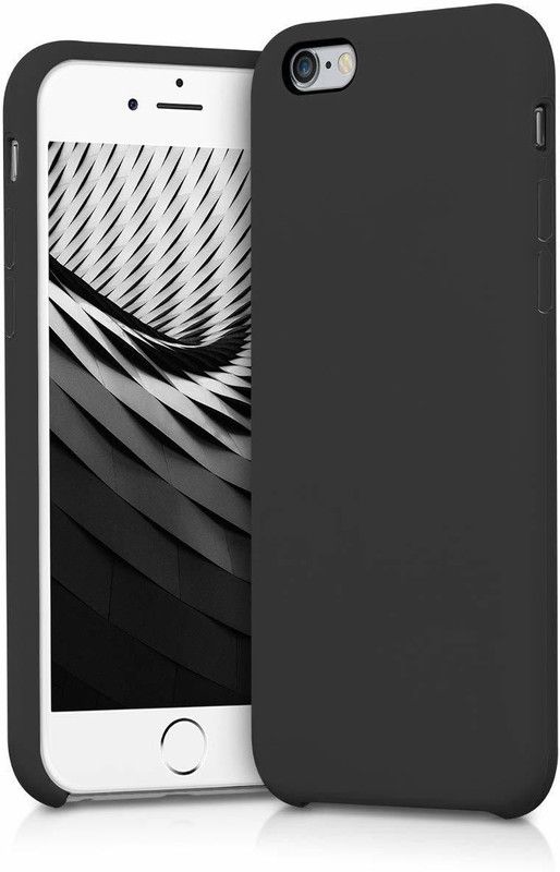 Nik case Back Cover for Apple iPhone 6, Apple iPhone 6s  (Black, Grip Case, Silicon, Pack of: 1)