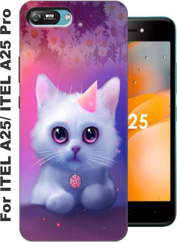 Burdak Back Cover for Itel A25, Itel A25 Pro 2853  (Multicolor, Flexible, Silicon, Pack of: 1)