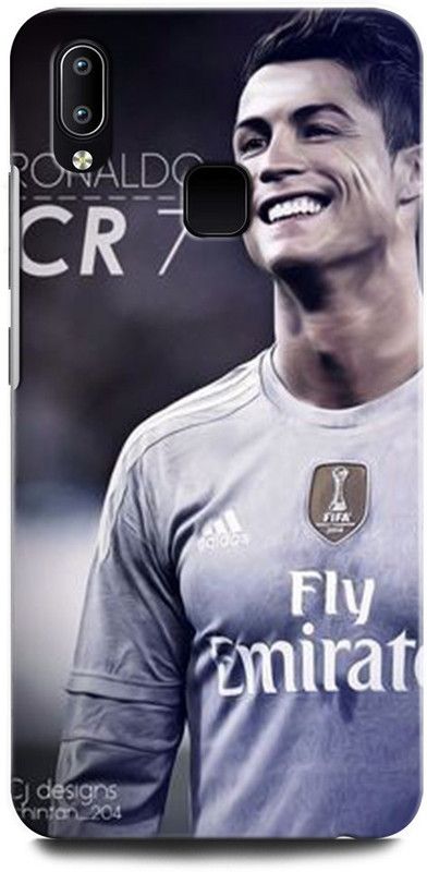ORBIQE Back Cover for Vivo Y91 1811 CRISTIANO RONALDO, RONALDO 7, CR, 7, FOOTBALL, SPORTS, REAL MADRID  (Multicolor, Hard Case, Pack of: 1)