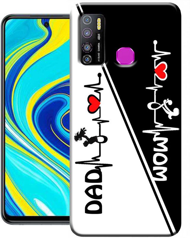 CUTECASE Back Cover for Infinix Hot 9 Mobile back cover / Infinix Hot 9 back cover  (Multicolor, Anti-radiation, Silicon, Pack of: 1)