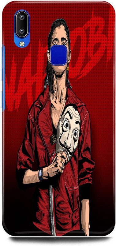 JUGGA Back Cover for Vivo Y95, 1807, NAIROBI, MONEY, HEIST, ACTRESS  (Red, Hard Case, Pack of: 1)