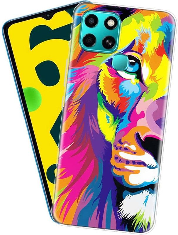 Nainz Back Cover for Infinix Smart 6  (Multicolor, Grip Case, Silicon, Pack of: 1)