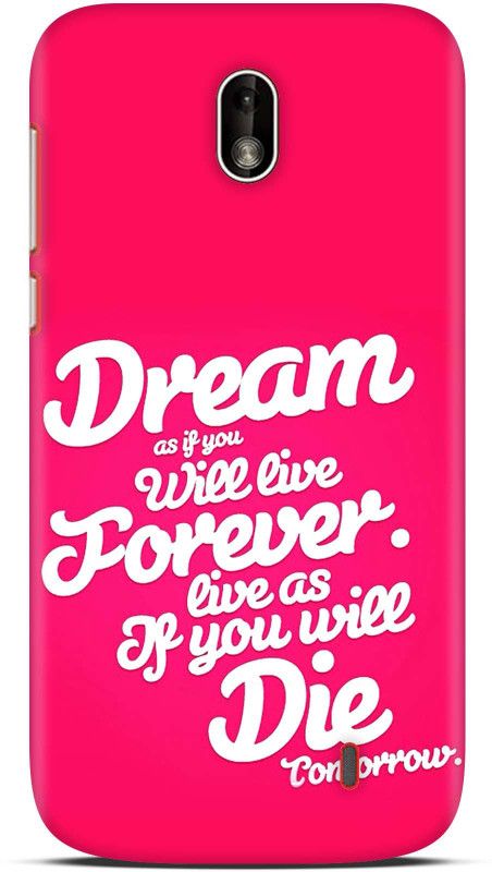 Sankee Back Cover for Nokia 1  (Pink, Hard Case)