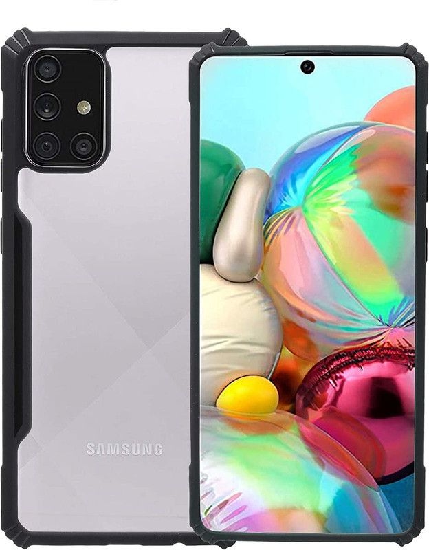 Wowcase Back Cover for Samsung Galaxy A71  (Transparent, Grip Case, Pack of: 1)