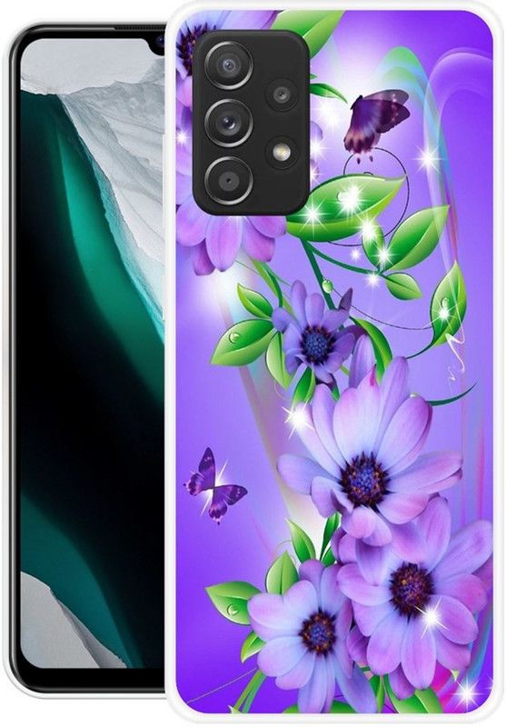 Pedimore Back Cover for Samsung Galaxy A52, Samsung Galaxy A52s 5G  (Purple, Green, Silicon)