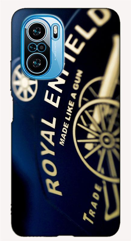 iprinto Back Cover for Poco F3, Mi Redmi K40, Mi 11X Royal Enfield Back Cover  (Blue, Hard Case, Pack of: 1)