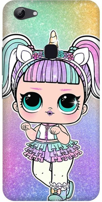 FRONK Back Cover for vivo Y81, vivo 1803 UNICORN, LOL, DOLL, TEDDY  (Multicolor, Hard Case, Pack of: 1)