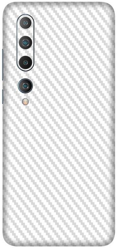 Enlinea Carbon Fiber Xiaomi Mi 10 (5G) Mobile Skin  (Mobile Back Skin (Pack of 2))